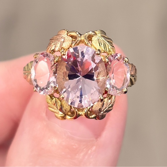 Black Hills Gold Jewelry - Black Hills Gold Pink Ice Ring: 10K solid yellow gold Size 7.25